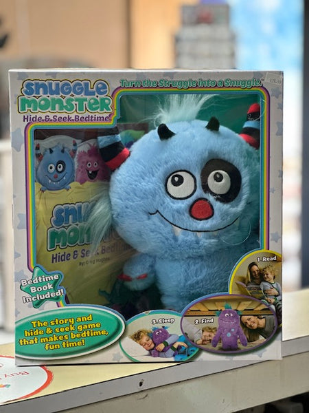 Snuggle Monster Hide & Seek Bedtime - Blue