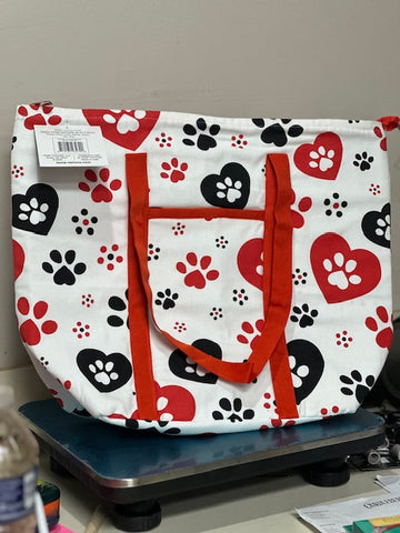 Pawfetti Insulated Zipper Tote Bag
