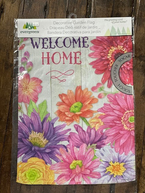 Welcome Home Spring Garden Flag