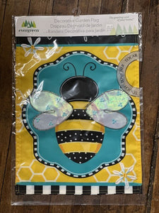 Buzzing Bee Welcome Garden Flag