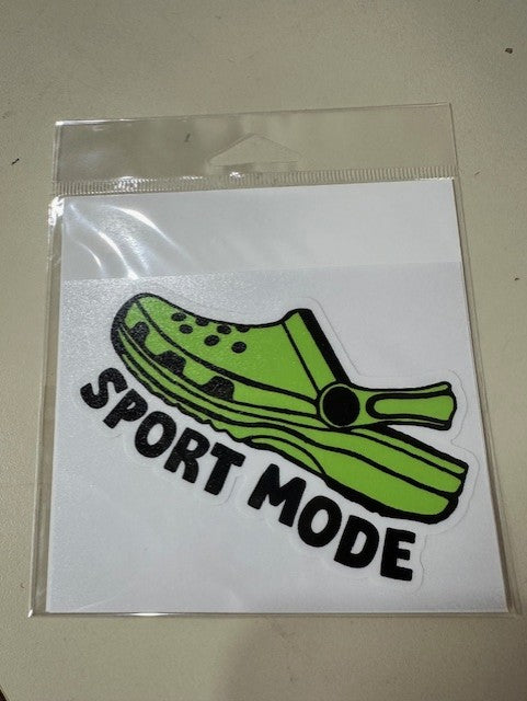 Sport Mode Croc Sticker