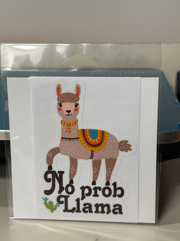 No Prob Llama Sticker