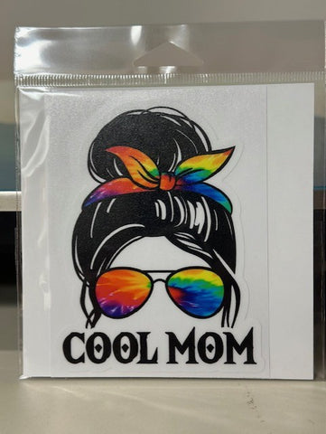 Cool Mom Tie Dye Sticker