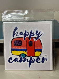 Happy Camper Sticker