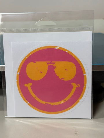 Smiley w Glasses Sticker