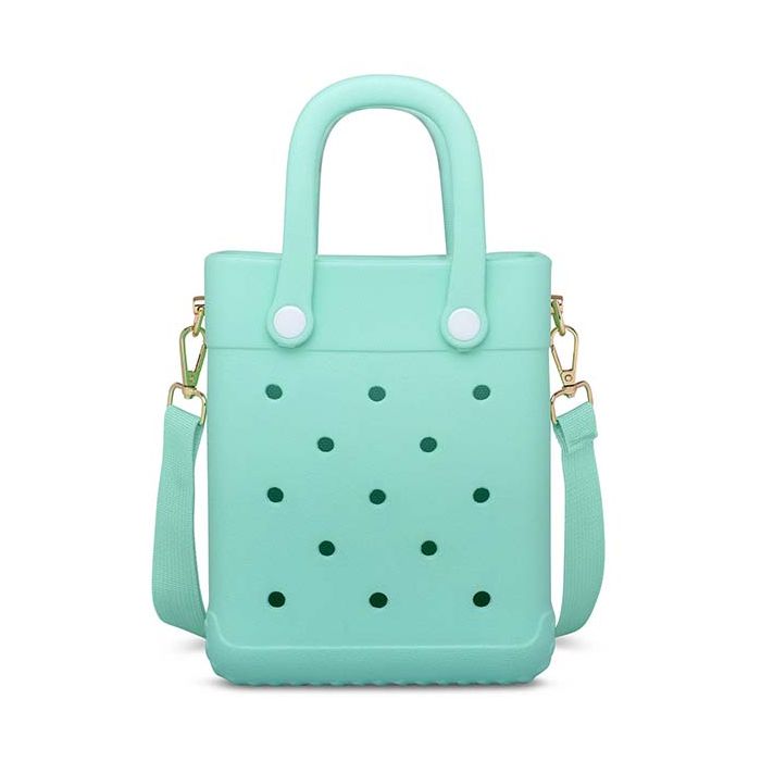Mint Green Charm Tote Bag