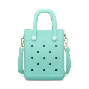 Mint Green Charm Tote Bag