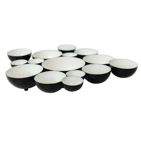 Black & White Bubble Bowl
