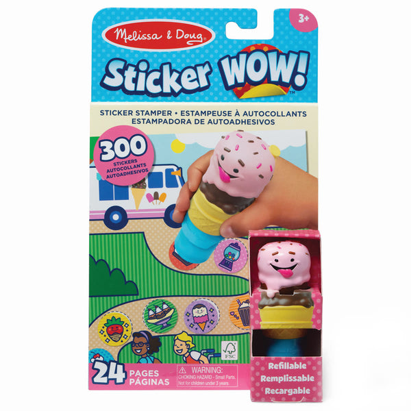 Melissa & Doug Sticker Wow! Activity Pad Set - Ice Cream