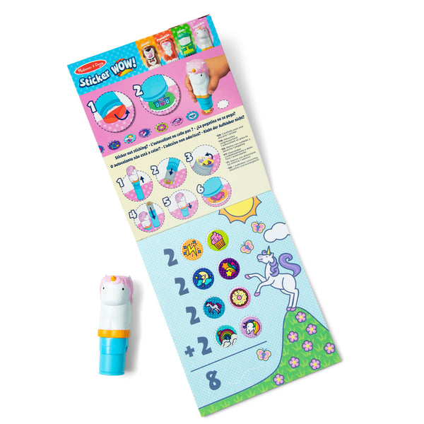 Melissa & Doug Sticker Wow! Activity Pad Set - Unicorn