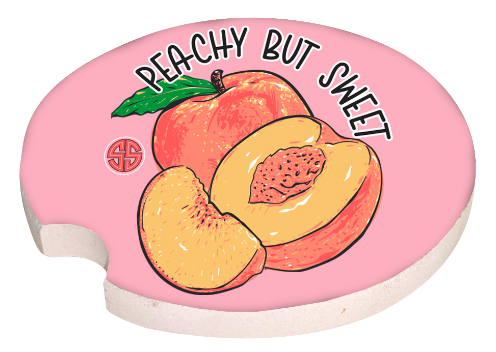 Peachy Car Coaster