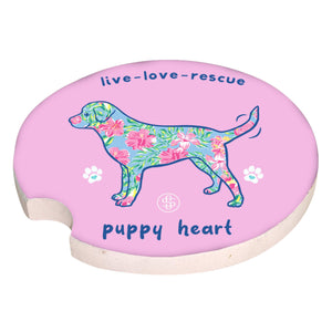 Puppy Heart Car Coaster