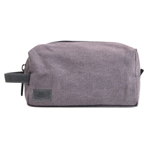 Fish Canvas & Leather Travel Case