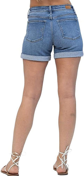 Mid Rise Classic Cuff Shorts CLOSEOUT