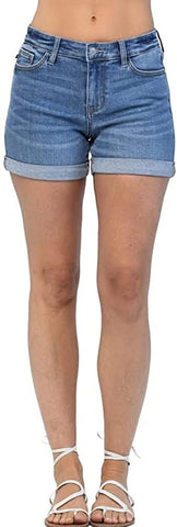Mid Rise Classic Cuff Shorts CLOSEOUT