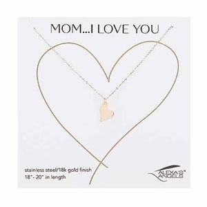 Mom I Love You Necklace