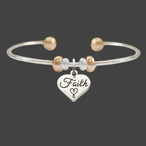 Basic Faith Heart Cuff