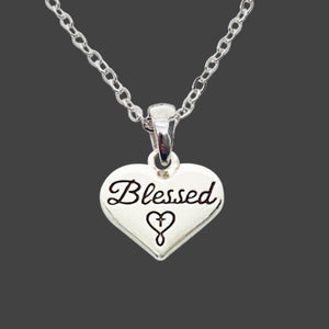 Blessed Heart Pendant Necklace