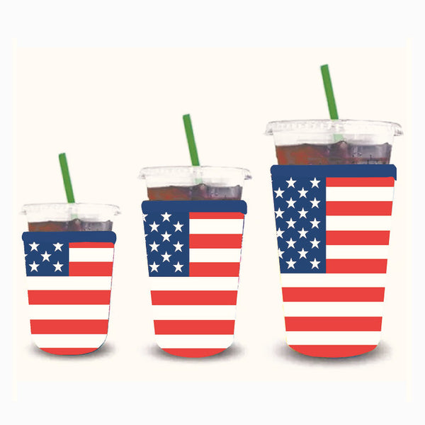 American Flag Coffee Coozie