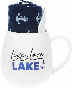 Lake Mug and Sock Set