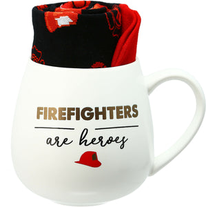 Firefighter Mug and Sock Set