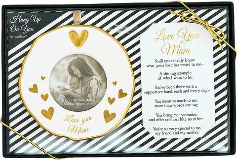 Love You Mom Frame Ornament