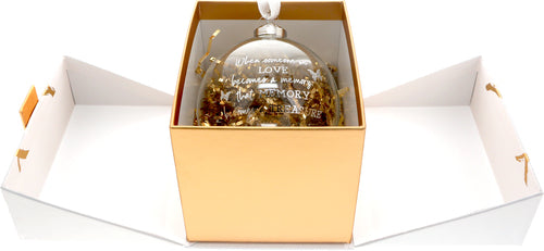 Beloved Father Glass Ornament