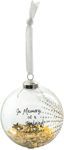 Beloved Grandmother Glass Orn