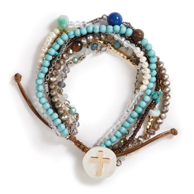 Turquoise Prayer Bracelet