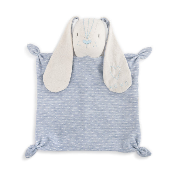 Blue Bunny Linen Blankie