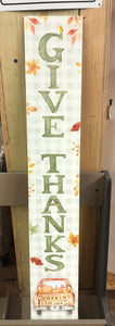 Give Thanks Porch Board
