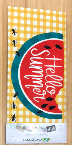 Hello Summer Watermelon Mat