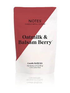 Oatmilk and Balsam Berry Candle Refill