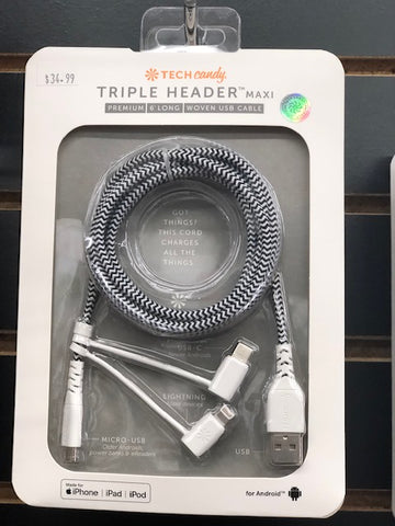 Triple Header Maxi USB Cable