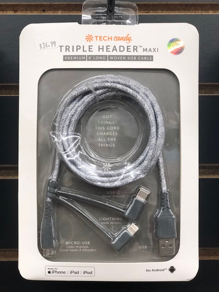 Triple Header Maxi USB Cable