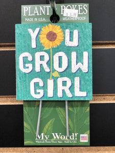 You Grow Girl Plant Poke